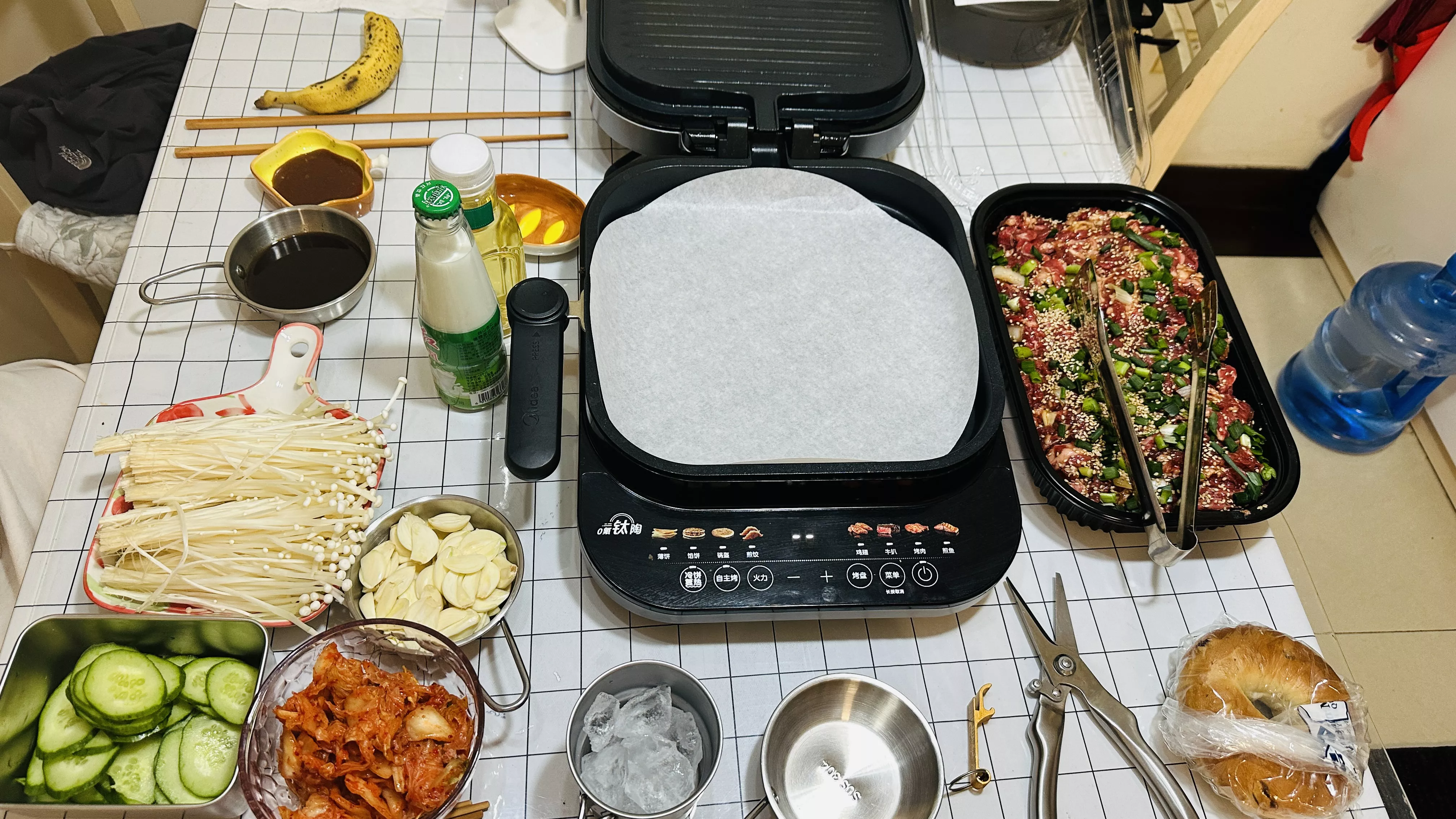 自己在家烤肉